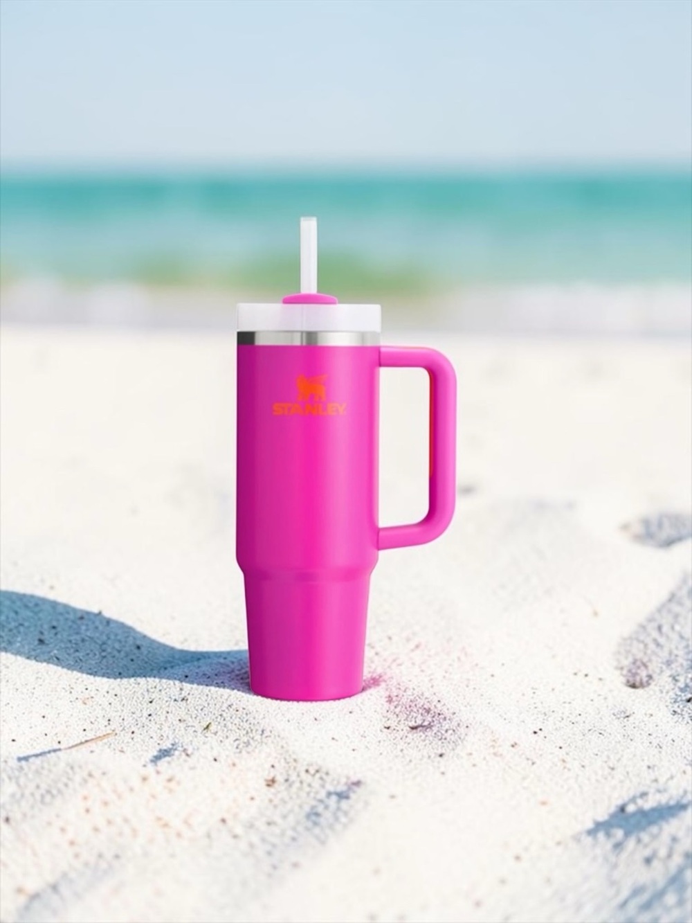 Stanley NIB 30 Ounce Quencher H2O FlowState Tumbler with Handle and Straw